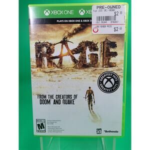 Rage (Microsoft Xbox 360 & Xbox One) Complete Tested